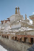 Ladakh - chrtens at Lamayuru gompa 